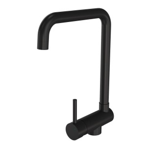 Składana podokienna czarna bateria kuchenna