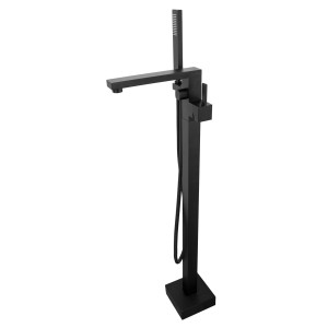 Cholet czarna bateria wannowa wolnostojąca