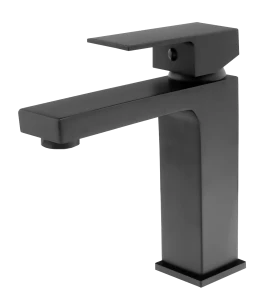 Cubes czarna bateria umywalkowa