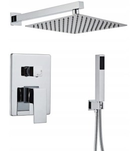 Zestaw natryskowy prysznicowy podtynkowy chrom