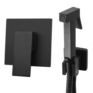 Cholet bateria bidetowa podtynkowa czarna