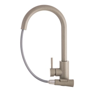 T1000 SLIM beżowa bateria kuchenna z wyciąganą wylewką