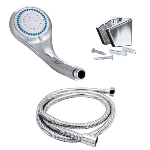 Zestaw natryskowy wąż + słuchawka 5-funkcyjna