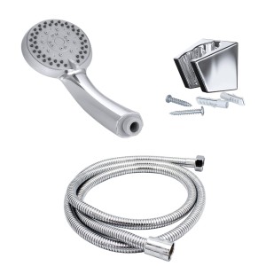 Zestaw natryskowy wąż + słuchawka 5-funkcyjna