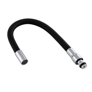 Wylewka elastyczna do baterii czarna