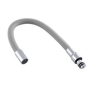 Wylewka elastyczna do baterii szara