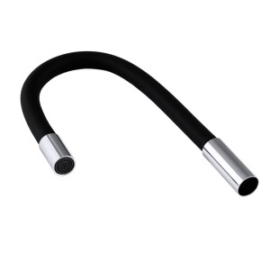 Wylewka elastyczna wciskana do baterii czarna