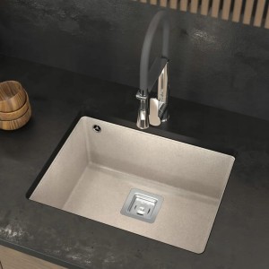 Zestaw KUBUS 55v - zlew - bateria Vegas - syfon