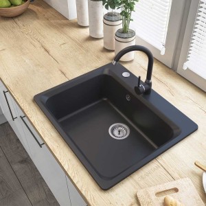 Zlewozmywak granitowy Zante z Baterią Alfa Zestaw