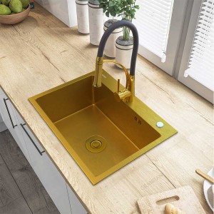 Zlewozmywak stalowy ZŁOTY