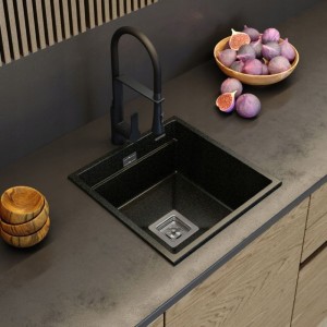 Zlewozmywak granitowy podwieszany golden line Epir 44