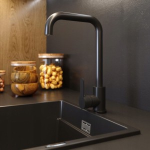 Steela czarna bateria kuchenna