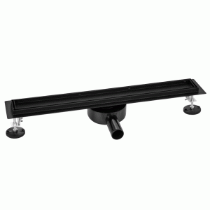 Odpływ liniowy w podłogę 80 cm Czarny