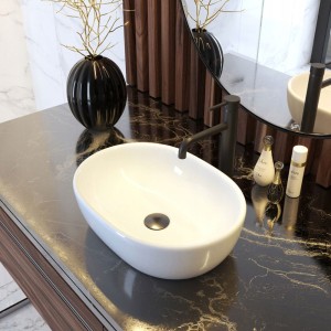 Umywalka ceramiczna nablatowa ISOLA