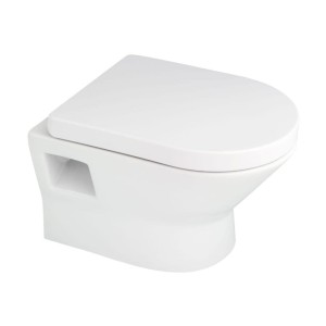 Miska WC wisząca rimless bezkołnierzowa z deską wolnoopadającą VENTOSA