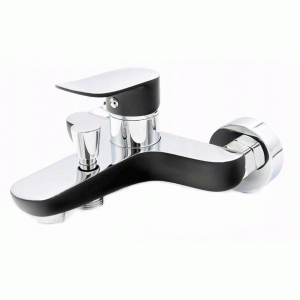 Sky czarna bateria wannowa