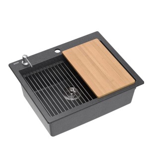 Zlewozmywak granitowy Kurt 110 w 5 kolorach do wyboru