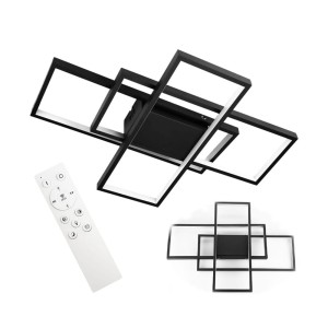 Lampa wisząca LED 72W prostokątna ściemniana