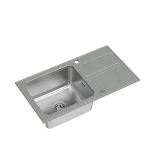 Ralph 111 Fusion GraniteQ silver stone z komorą stalową z syfonem manualnym i zaślepką