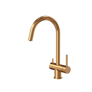 Quadron Caren bateria kuchenna trójdrożna stalowa nano PVD miedź