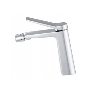 Bateria bidetowa srebrna łazienkowa mosiężna stojąca chrom kran Selva