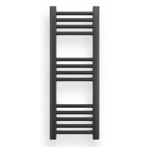 Grzejnik łazienkowy wodny 283 W 300 x 800 mm czarny