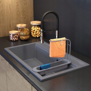 Organizer do zlewozmywaka koszyk składany ociekarka