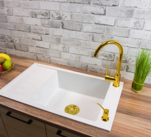 Zlewozmywak granitowy jednokomorowy z ociekaczem Luis