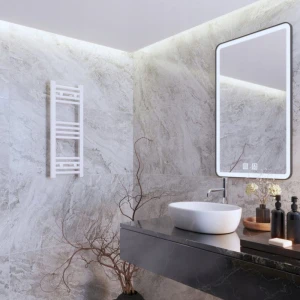 Grzejnik łazienkowy biały drabinkowy 30 x 80 cm montaż 180 Breno