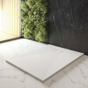 Brodzik prysznicowy prostokątny 150x90 cm biały SMC kompozyt kamienny Teja