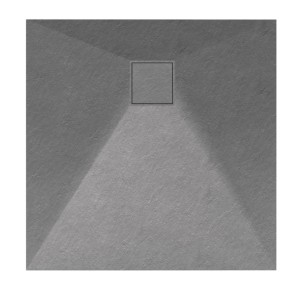 Brodzik prysznicowy kwadratowy 80x80 szary SMC kompozyt kamienny Teja