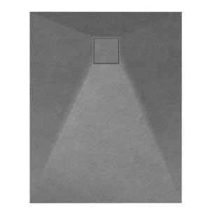 Brodzik prysznicowy prostokątny 120x80 szary SMC kompozyt kamienny Teja