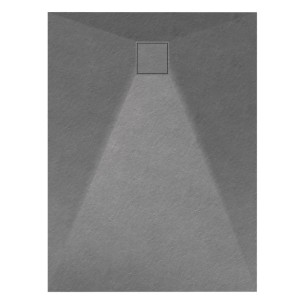 Brodzik prysznicowy kwadratowy 120x90 szary SMC kompozyt kamienny Teja