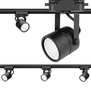 Zestaw 3x Spot Tuba Reflektor GU10 szynoprzewód 1m