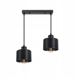 Lampa wisząca 2xE27 Black Gabriel