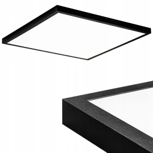  Panel 60x60 LED czarny natynkowy kwadrat 5020lm 50W CCD 