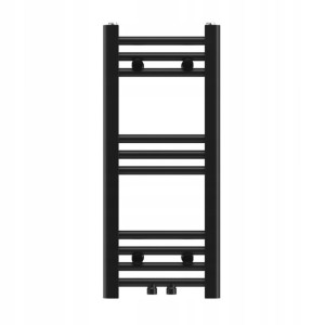 Grzejnik łazienkowy nowoczesny drabinkowy czarny 70x30 cm Raven