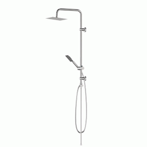 Zestaw prysznicowy - deszczownica - bateria termostat Ripon - chrom