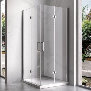 Kabina prysznicowa kwadratowa KZ08C chrom 90 x 90 cm