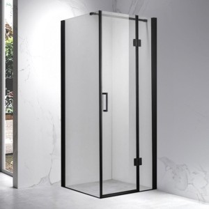 Kabina prysznicowa kwadratowa KZ1390B czarna 90 x 90 cm