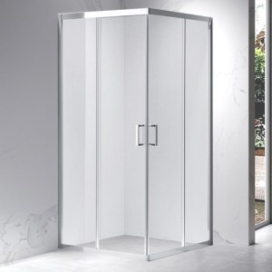 Kabina prysznicowa kwadratowa KZ102B chrom 90 x 90 cm