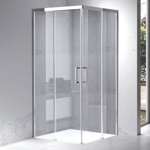 Kabina prysznicowa kwadratowa KZ90B chrom 90 x 90 cm