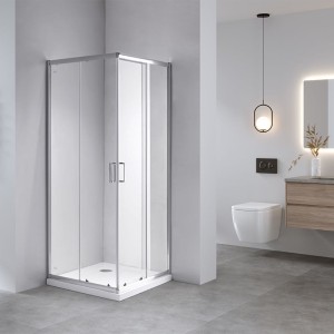 Kabina prysznicowa kwadratowa KZ93D chrom 70 x 70 cm