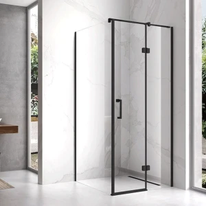 Kabina prysznicowa kwadratowa KZ01C czarny 90 x 90 cm
