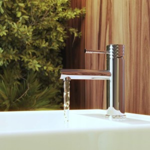 Bateria umywalkowa nowoczesna niska Glami chrom