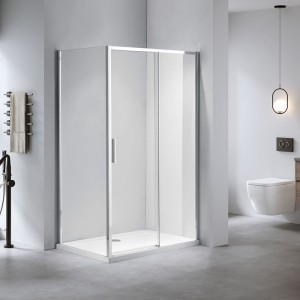 Kabina prysznicowa prostokątna super slim nova chrom 120 x 80 cm