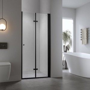 Drzwi prysznicowe SH01C czarne 100 cm