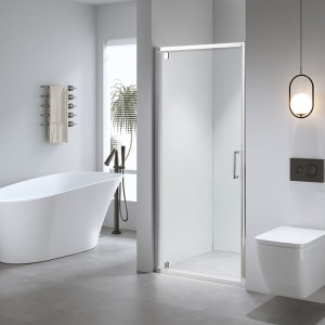 Drzwi prysznicowe Zoe chrom 80 cm 6 mm