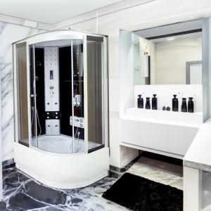 Kabina prysznicowa z hydromasażem WSH7106L lewa 120 x 80 cm