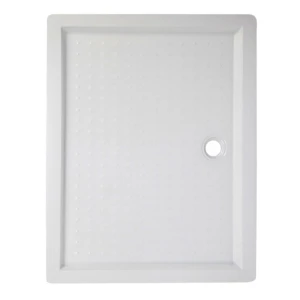 Brodzik prysznicowy prostokątny wysoki SXL03B biały 90 x 80 cm